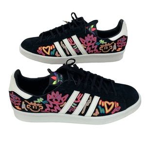 adidas Campus 80s Pride Kris Andrew Collection Mens Size 13 Black GX6390